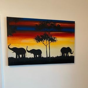 Authentic West African Art.  This has it all!